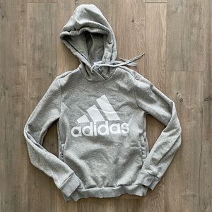 BOGO Cute and Comfy Heather Grey Adidas Hoodie